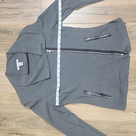 Kenneth Cole New York Moto Sweater Jacket - Picture 7 of 11